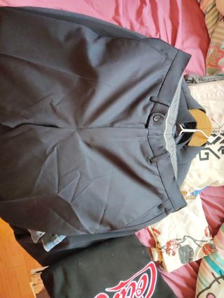 Pantalones traje negro