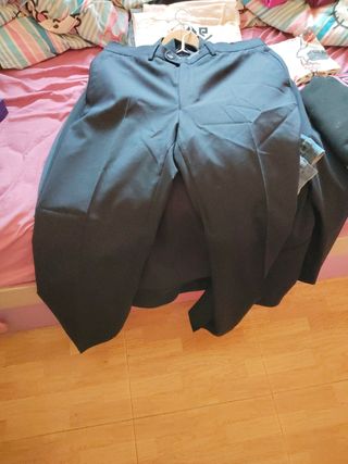 Pantalones traje negro