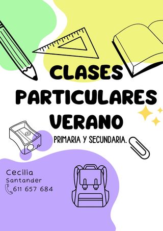 CLASES DE REFUERZO EN VERANO TODAS LAS ASIGNATURAS