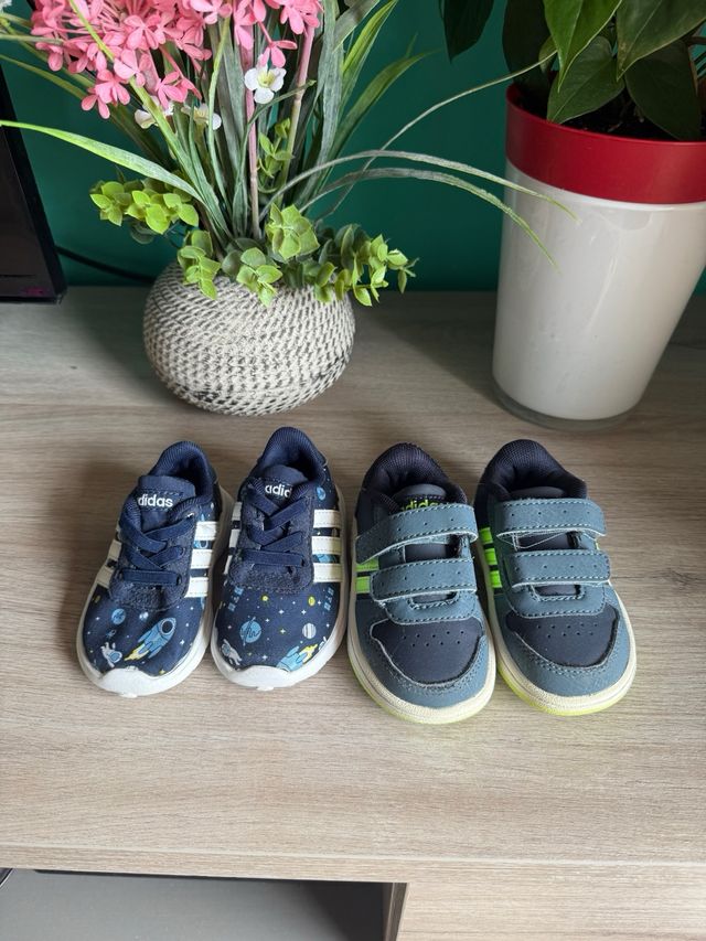 Zapatillas Adidas niño talla 19 - 2 pares
