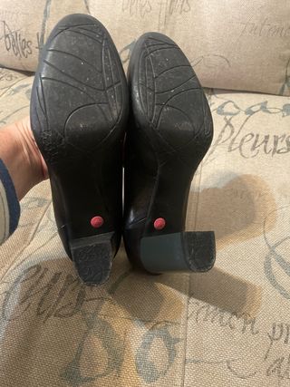 Zapatos Camper negros tacón bajo