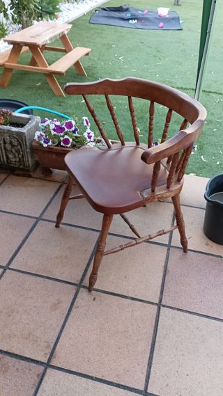 Silla madera vintage
