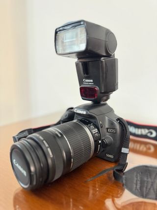 Equipo fotografico Canon EOS 500D + objetivos