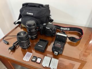 Equipo fotografico Canon EOS 500D + objetivos