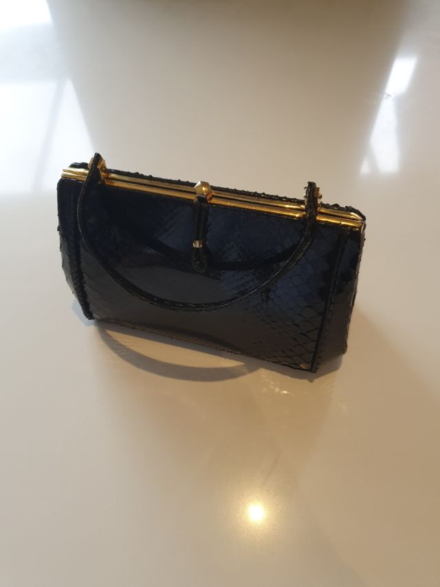 Bolso vintage Areitio de piel auténtica