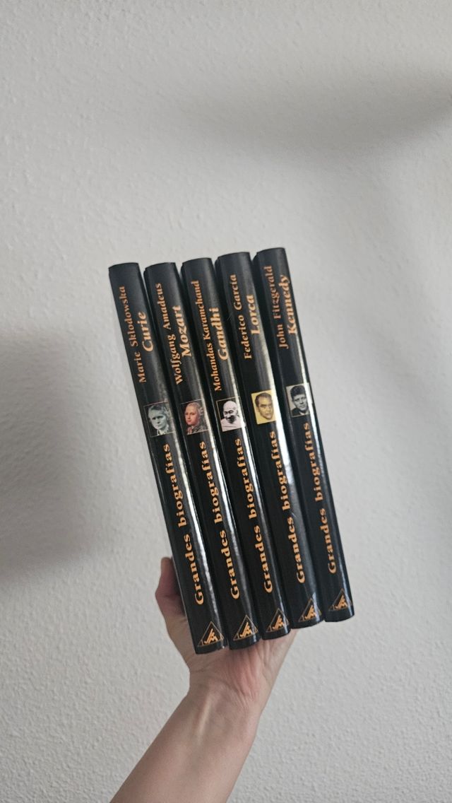 Biografías:MarieCurie,Ghandi,Lorca, Kennedy,Mozart