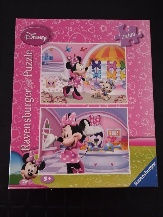 Puzzle Minnie Mouse Ravensburger 2x100