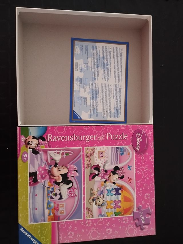 Puzzle Minnie Mouse Ravensburger 2x100