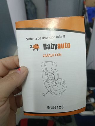 Silla coche Bebeauto roja