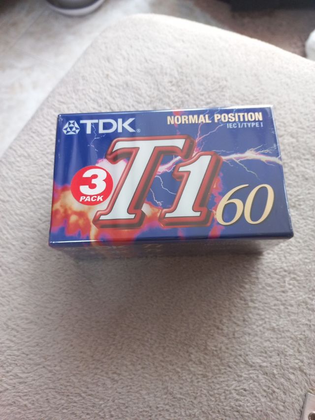 Paquete 3 cintas TDK 60