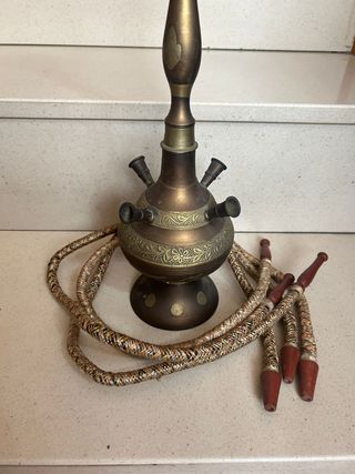 Objeto antiguo árabe de bronce 
