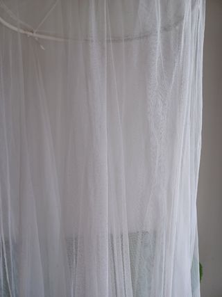 Cortinas de red con aro.