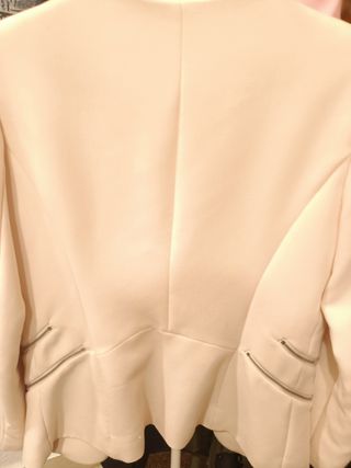 chaqueta Cortefiel rosa palo