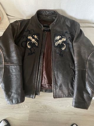 Chaqueta cuero X-element marrón -