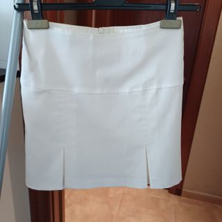 Falda mini blanca Torero