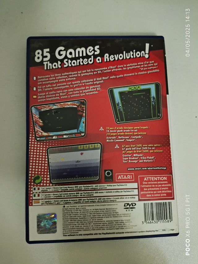 Atari Anthology - PS2 PAL