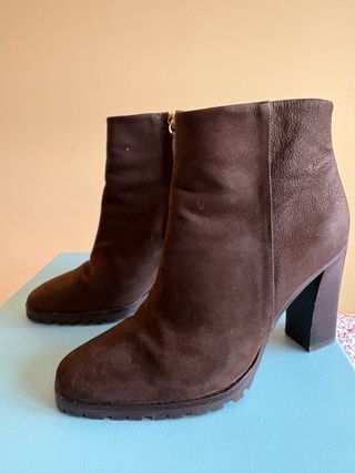 Botines Massimo Dutti Marrón