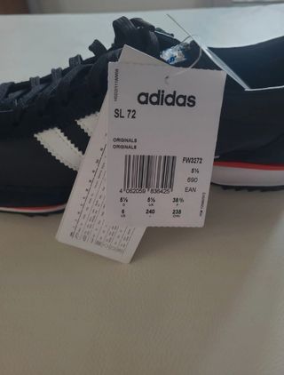 Zapatillas Adidas Sl72 Negras