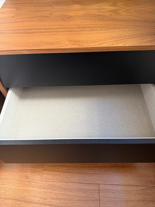 Mesitas noche diseño - Madera & cristal