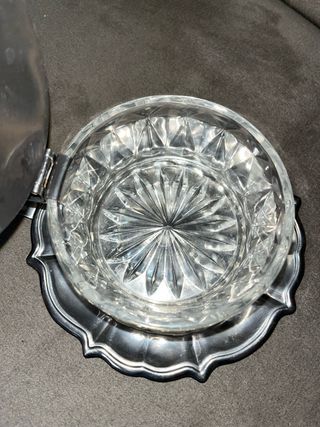 Formaggiera in vetro Vintage