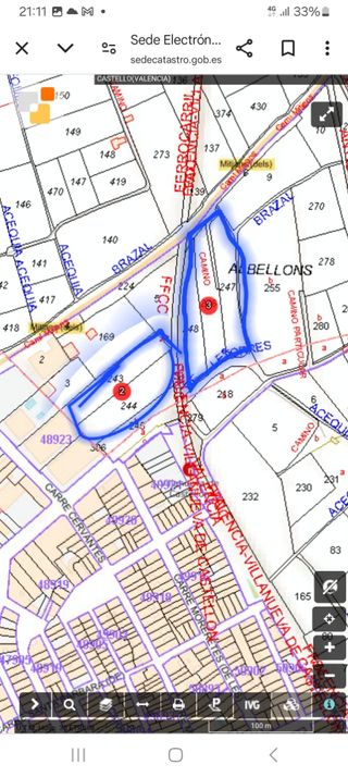 15, 67 Hanegadas en Vilanova de Castelló