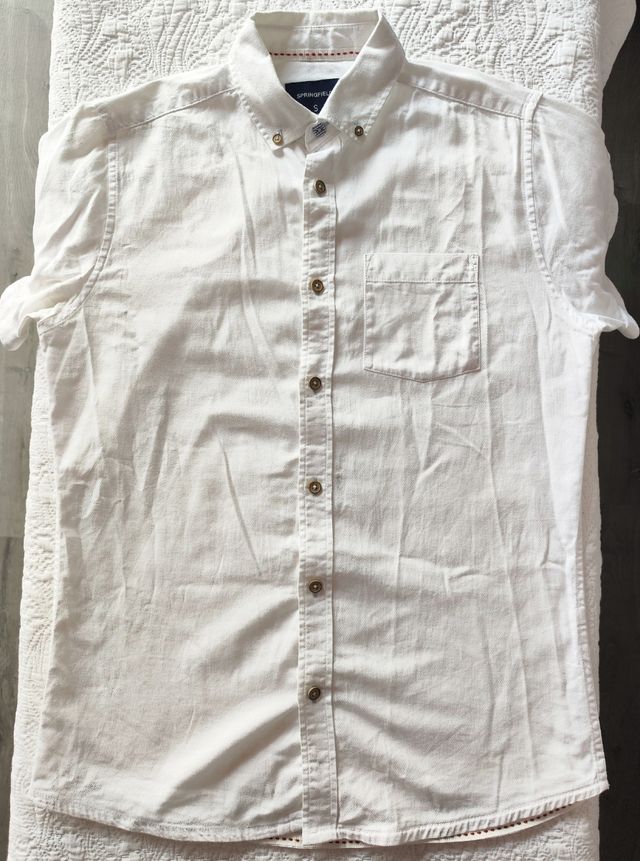 Camisa Springfield blanca - Talla 20