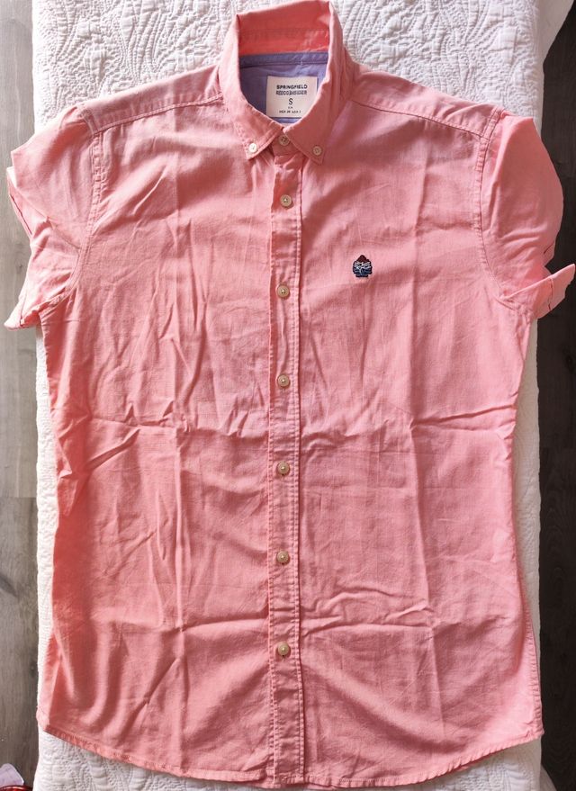 Camisa Springfield rosa hombre