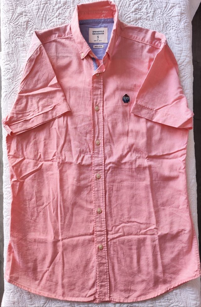 Camisa Springfield rosa hombre