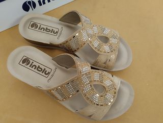 Ciabatte donna estive 35 inblu