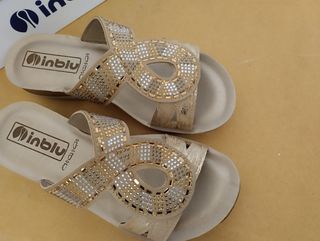 Ciabatte donna estive 35 inblu