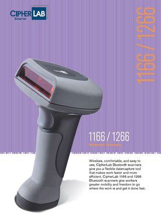 CipherLab 1266 lector Escáner Bluetooth