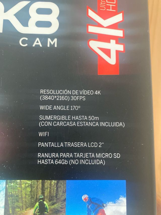 SK8 Cam 4K - Cámara deportiva