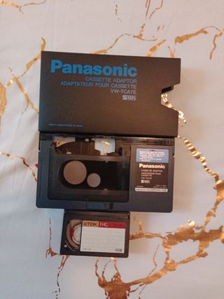 AdaptadorCassette PanasonicVW-TCA7E VHS.hoy