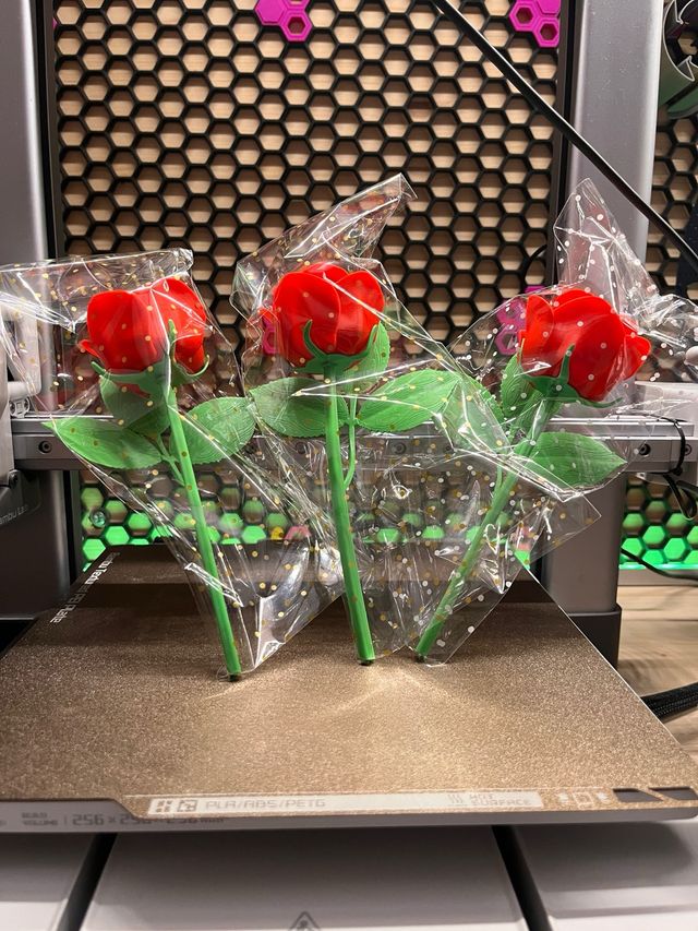 Rosas Impresas 3D