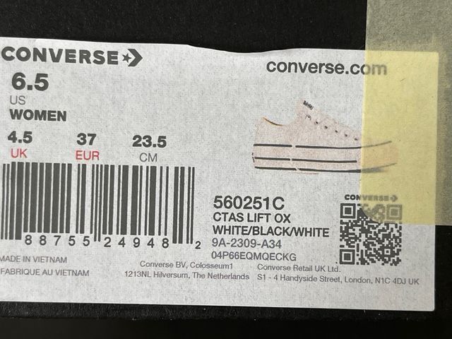 Zapatillas mujer CONVERSE ALL STAR T. 37