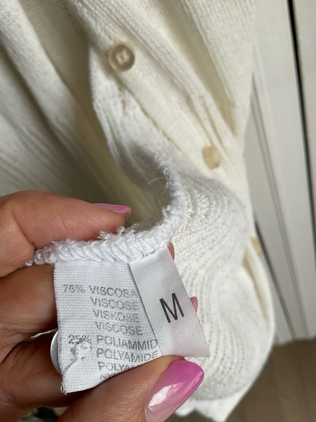 Cardigan donna panna