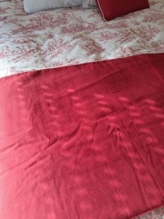Plaid cama 150/160cm - Rojo