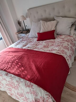Plaid cama 150/160cm - Rojo