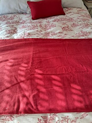Plaid cama 150/160cm - Rojo