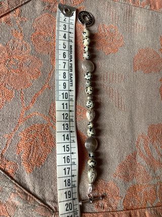 Parure colla e bracciale Diaspro Dalmata