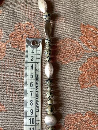 Parure colla e bracciale Diaspro Dalmata