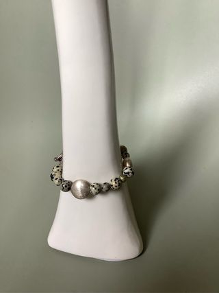Parure colla e bracciale Diaspro Dalmata