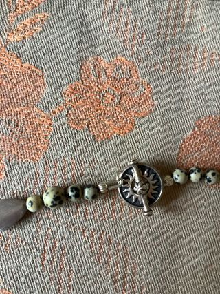 Parure colla e bracciale Diaspro Dalmata