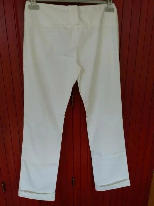 Pantaloni Benetton bianchi tg.M