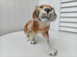 Tigre Royal Dux in porcellana