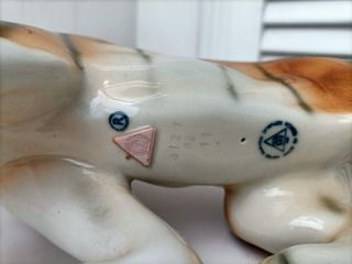 Tigre Royal Dux in porcellana