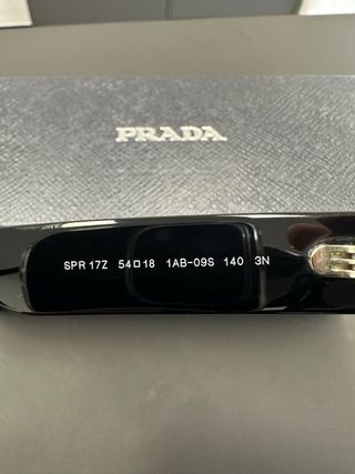 Occhiale da sole Prada nero