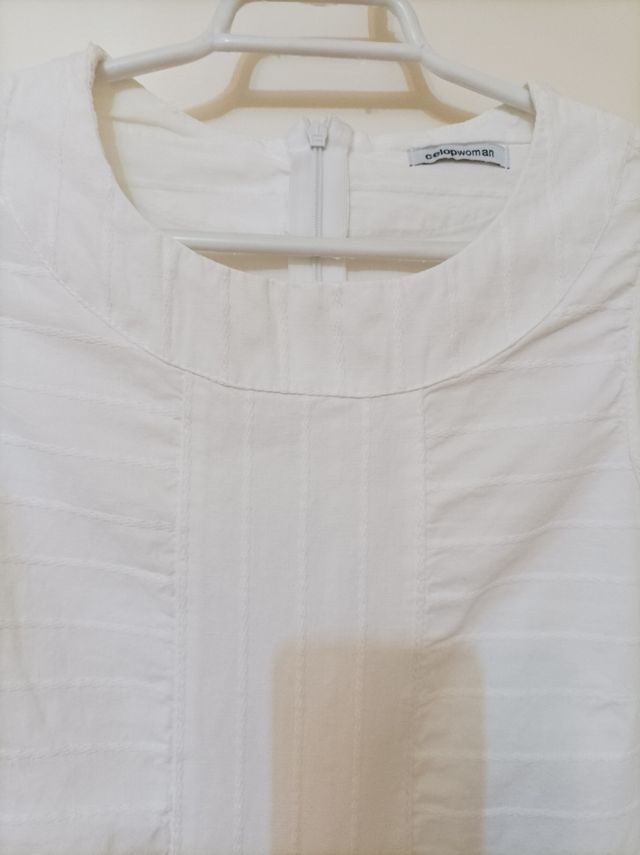 Vestido blanco marca Celopwoman