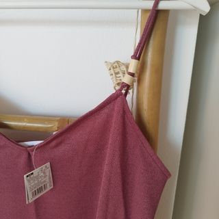 Camiseta tirantes rosa Women Secret - Talla S