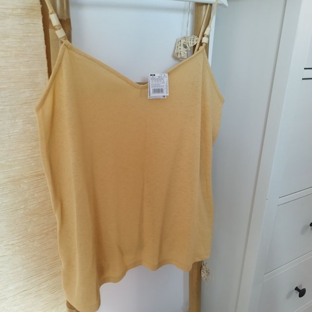 Camiseta tirantes beige Women Secret - Talla 4